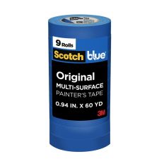 ScotchBlue Original Multi-Surface Painter's Tape, 0.94 in x 60 yd, 9 Rolls/Pack