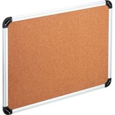 Universal 43713 Bulletin Board - 24" x 36" - Cork Surface - Aluminum Frame