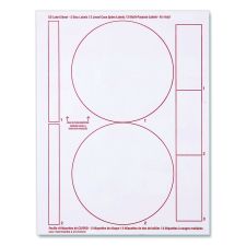 Verbatim Inkjet Media Labels, Matte White, 50 Sheets/Pack