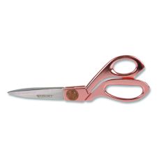 Westcott Vintage Stainless Steel Scissors, 8" Long, Offset Rose Gold Handle