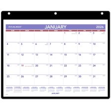 AT-A-GLANCE 2026 Monthly Desk Wall Calendar with Jacket, Small, 11" x 8"