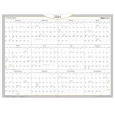 AT-A-GLANCE 2026 WallMates Self-Adhesive Dry-Erase Yearly Calendar, Large, 24" x 18"