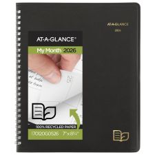 AT-A-GLANCE Recycled Monthly Planners, 70120G0526