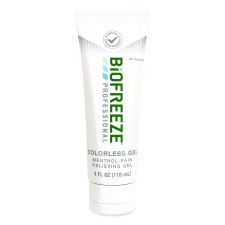BIOFREEZE Professional Colorless Topical Analgesic Pain Reliever Gel, 4 oz Tube
