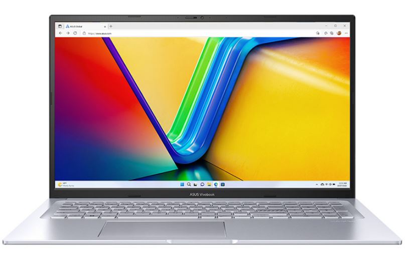 ASUS Vivobook 17.3' 17X D3704 FHD AMD Ryzen R7-7730U 16GB 1TB SSD Windows 11 Home AMD Radeon Graphics ErgoSense KB 180 Hinge 2.1kg 1yr wty