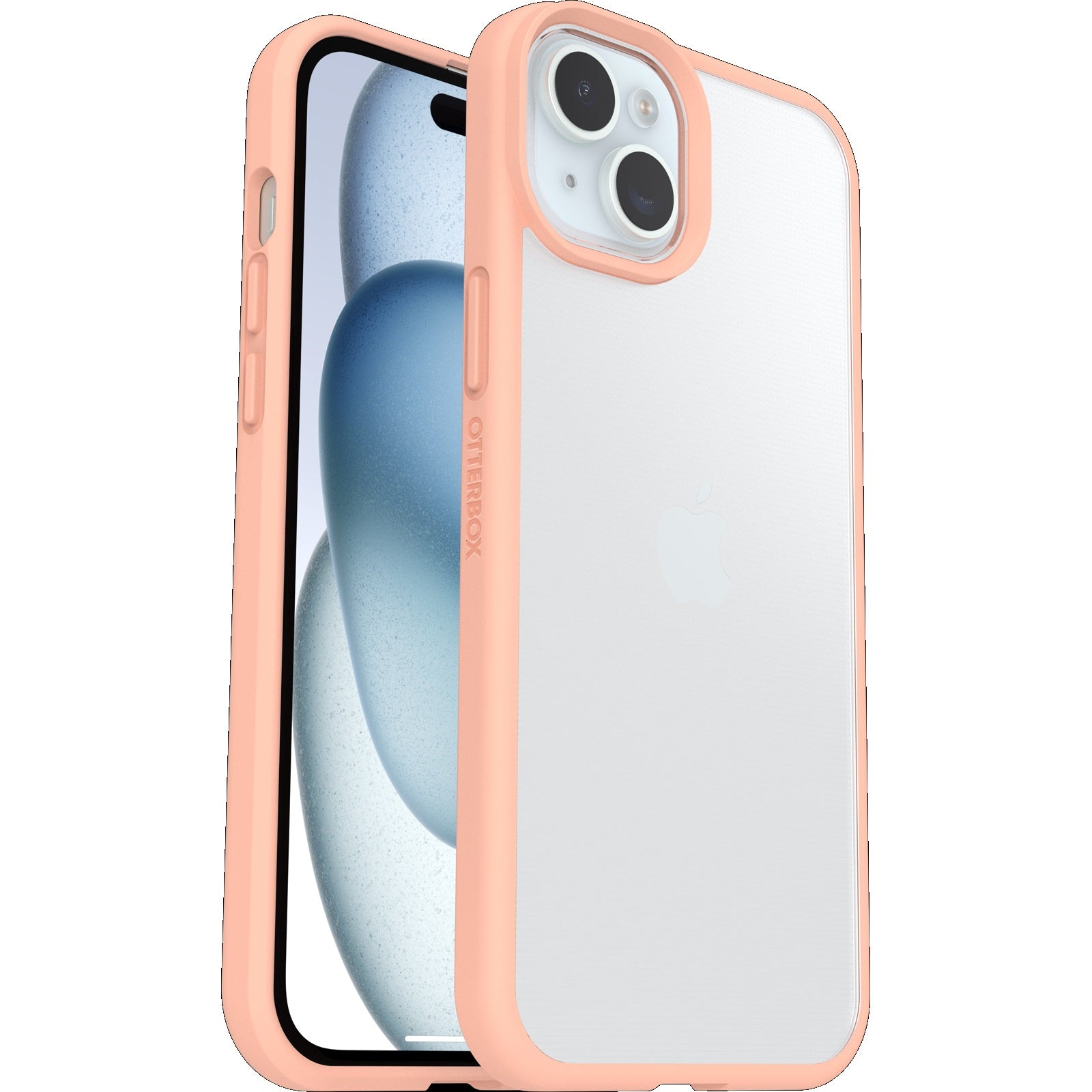 OtterBox React Apple iPhone 15 Plus / iPhone 14 Plus (6.7') Case Peach Perfect (Peach) - (77-92775), DROP  Military Standard, 7 Years Warranty