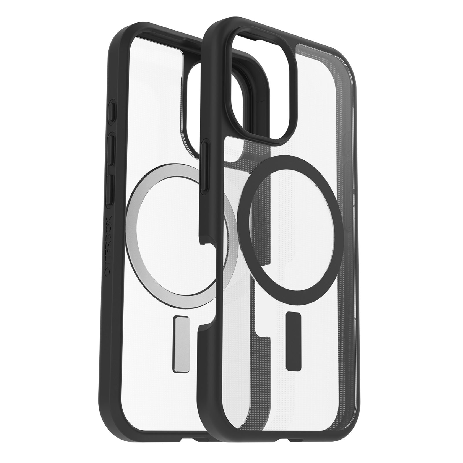 OtterBox React MagSafe Apple iPhone 16 Pro Max (6.9') Case Clear/Black - (77-96259),DROP  Military Standard, Hard Case with Soft Grip,7 Years Warranty