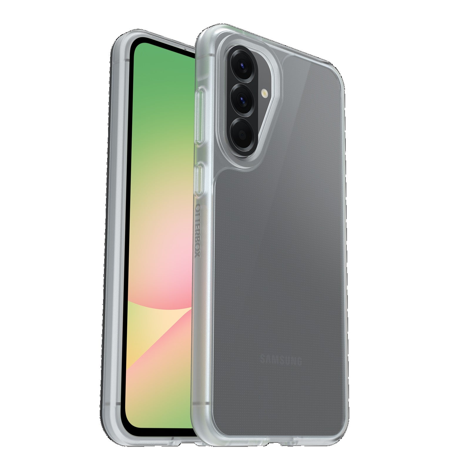 OtterBox React Samsung Galaxy A56 5G (6.7') Case Clear - (77-97796), Antimicrobial, DROP  Military Standard, Raised Edges, Hard Case, 7 Years Warranty