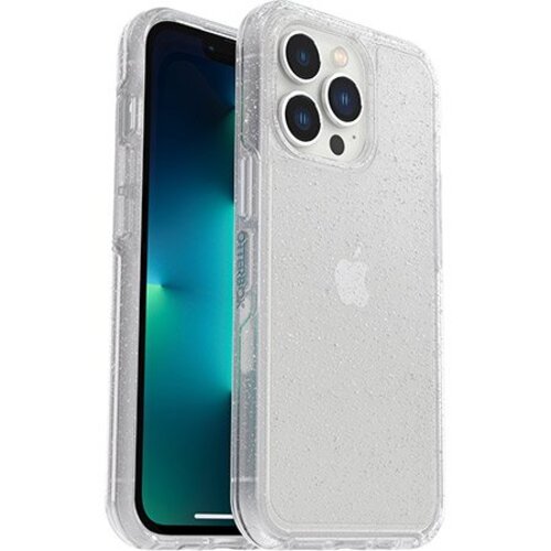 OtterBox Symmetry Clear Apple iPhone 13 Pro Case Stardust (Clear Glitter) - (77-83494), DROP  3X Military Standard, Raised Edges, 7 Years Warranty