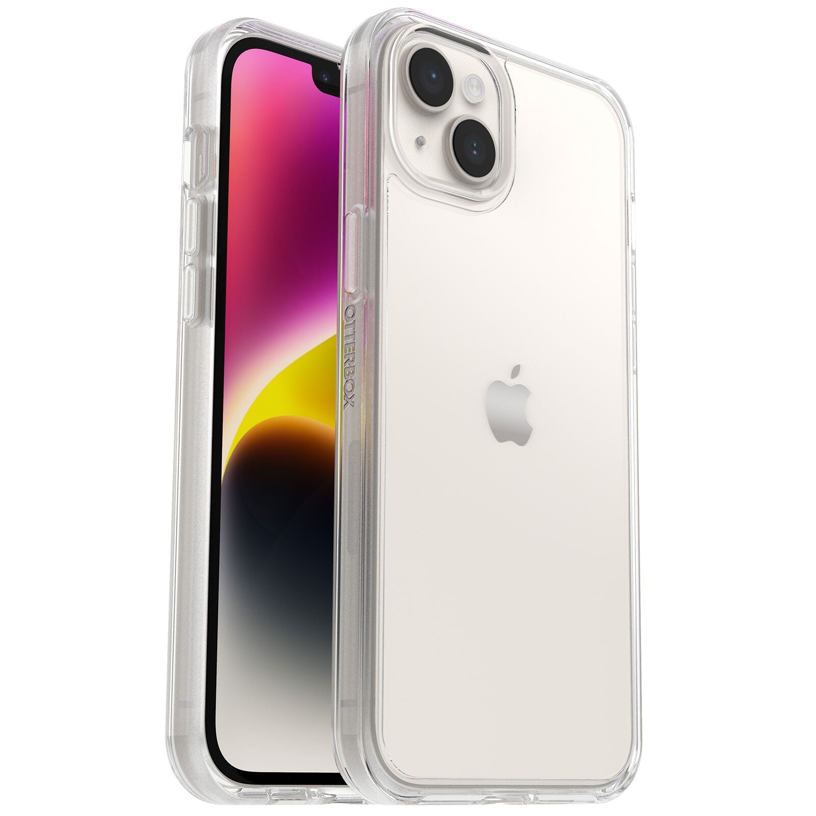 OtterBox Symmetry Clear Apple iPhone 14 Plus Case Clear - (77-88581), DROP  3X Military Standard, Raised Edges, Ultra-Sleek, 7 Years Warranty
