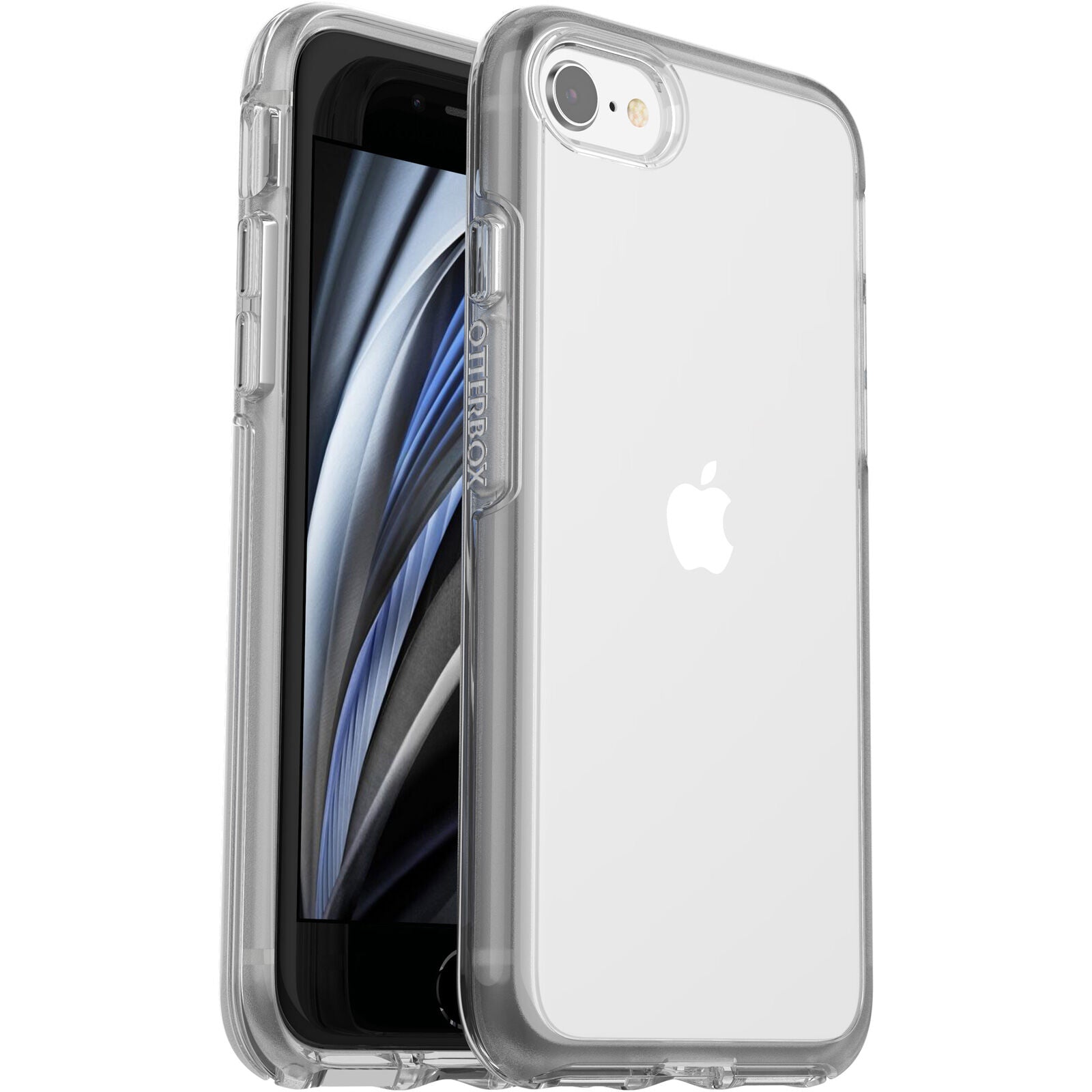 OtterBox Symmetry Clear Apple iPhone SE (3rd & 2nd Gen) and iPhone 8/7 Case Clear - (77-56719),DROP  3X Military Standard,Ultra-Sleek,7 Years Warranty