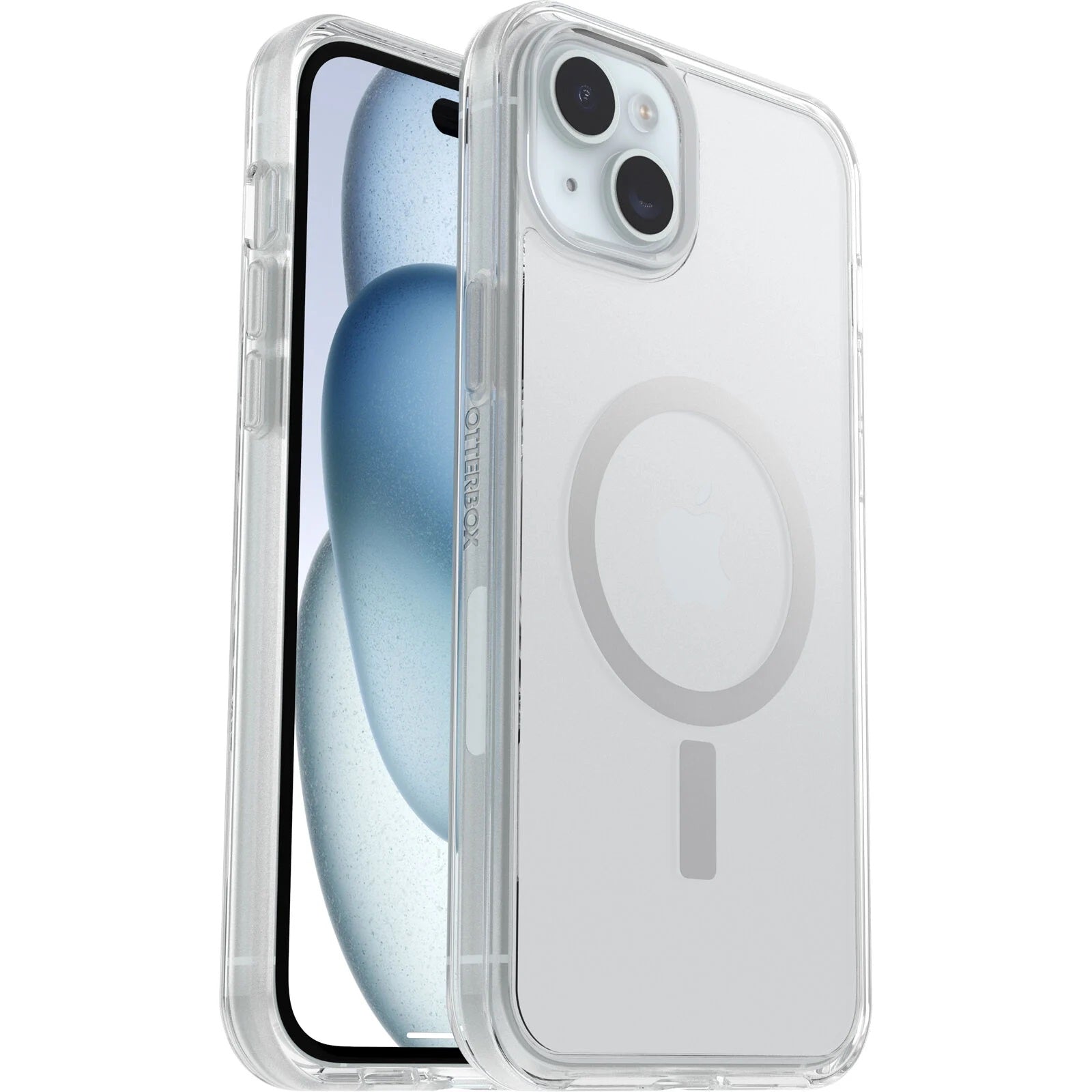 OtterBox Symmetry  MagSafe Apple iPhone 15 Plus/ iPhone 14 Plus (6.7')Case Clear-(77-93053),Antimicrobial,DROP  3X Military Standard,7 Years Warranty