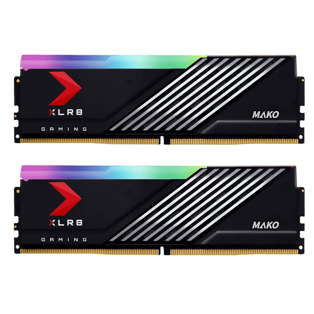 PNY XLR8 Gaming MAKO EPIC-X RGB DDR5 6400MHz (PC5-51200) 32GB(2x16GB)/ Voltage 1.4V MD32GK2D5640032MXRGB HYNIX