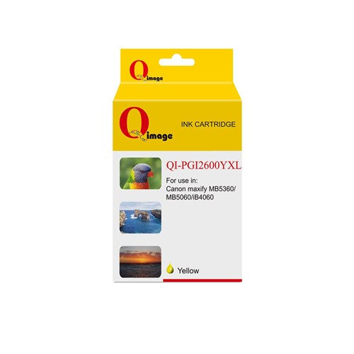 Q-Image Compatible Canon PGI2600XL Ink Cartridge High Yield Yellow