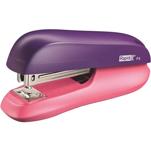 Rapid F6 Stapler Half Strip Purple And Apricot