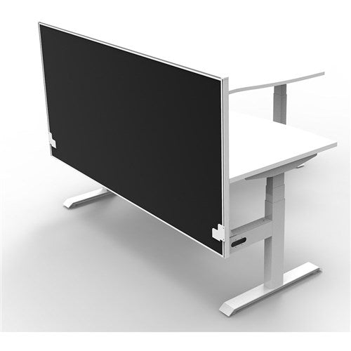 Rapidline Boost  Corner Workstation   Screen 1800/1500mmW White/White