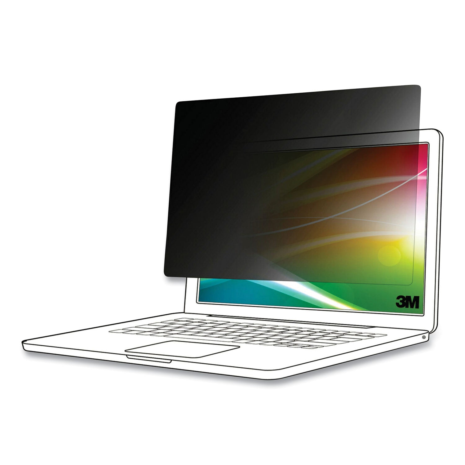 3M Bright Screen Privacy Filter for 13" 2-in-1 (MMMBPTMS002) Each