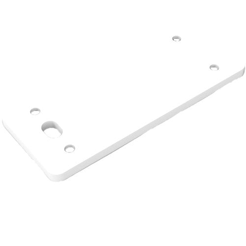 Rapidline SHUSH30  Screen L Shaped Screw Plate White
