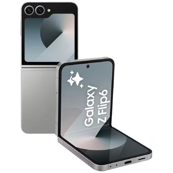 Samsung Galaxy Z Flip6 5G 512GB - Silver Shadow*AU STOCK*, 6.7', Full HD , 120Hz, 12GB/512GB, 50MP/10MP, Single SIM   eSIM, 4000mAh, 2 Years Warranty