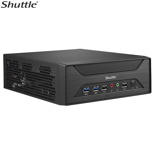 Shuttle XH270 Slim Mini PC 3L Barebone - Support Intel KBL&SKY CPU, 4x 2.5' HDD/SSD bay (RAID), 2xLAN, HDMI, DP, VGA, RS232, 2xDDR4, M.2 2280, 120W