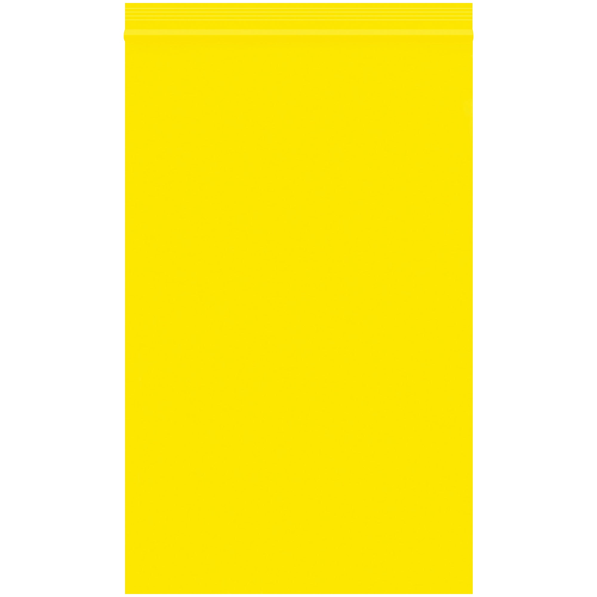 5 x 8" - 2 Mil Yellow Reclosable Poly Bags (PB3585Y) Case Of 1000