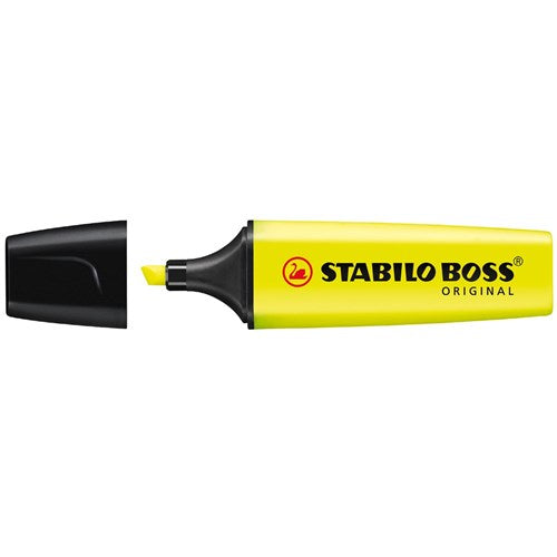 Stabilo Boss Original 70/24 Highlighter Chisel 2-5mm Yellow PACK10