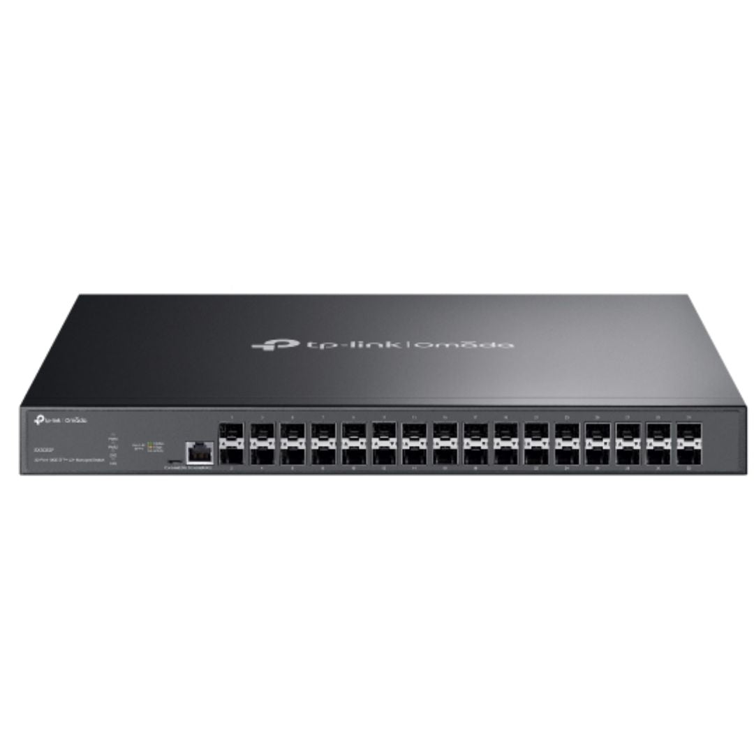 TP-Link SX3032F Omada 32-Port 10GE SFP  L2  Managed Switch, 32 10G SFP  Slots, RJ45/Micro-USB Console Port
