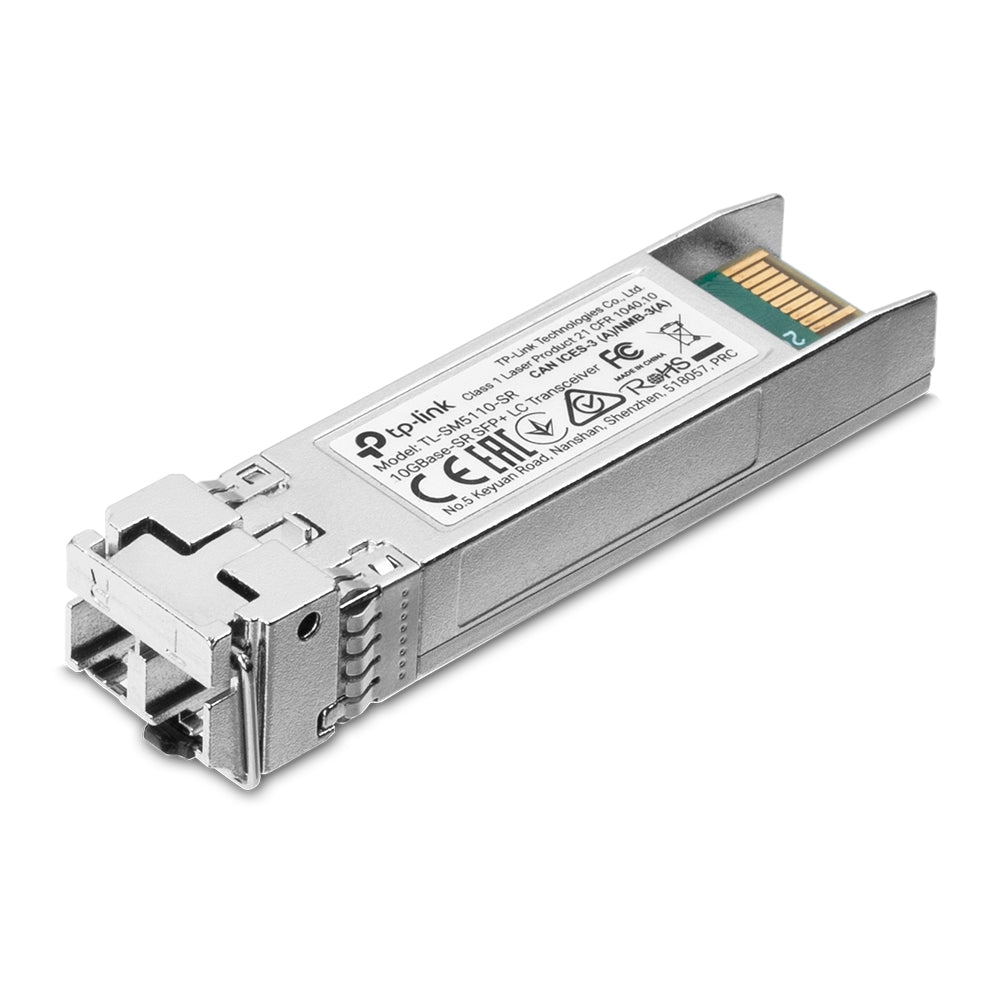 TP-Link TL-SM5110-SR 10GBase-LR 10GBase-SR SFP  LC Transceiver Multi Mode Hot-Pluggable Digital Diagnostic Monitoring SFP  MSA Compatible