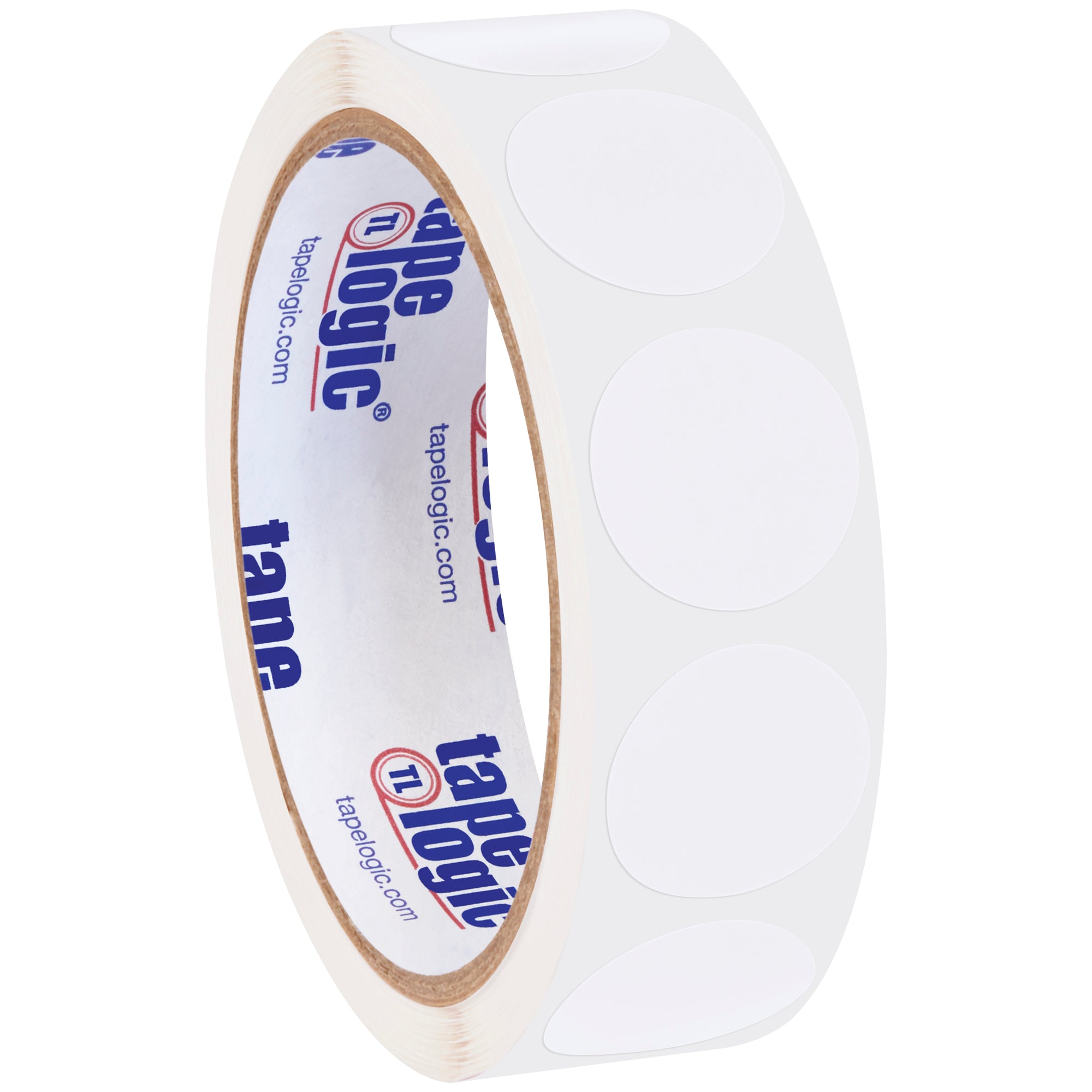 1" Circles - Clear Removable Labels (DL1389CL) Roll Of 500