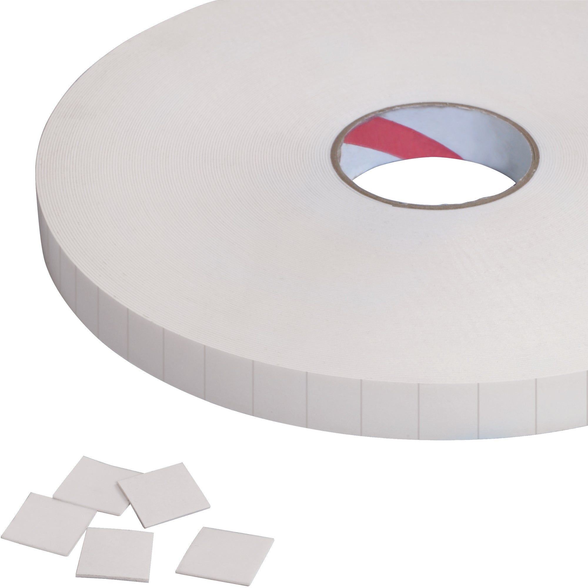 1 x 1" TAPE LOGIC 1/16" Double Sided Foam Squares (T95213) Roll Of 324