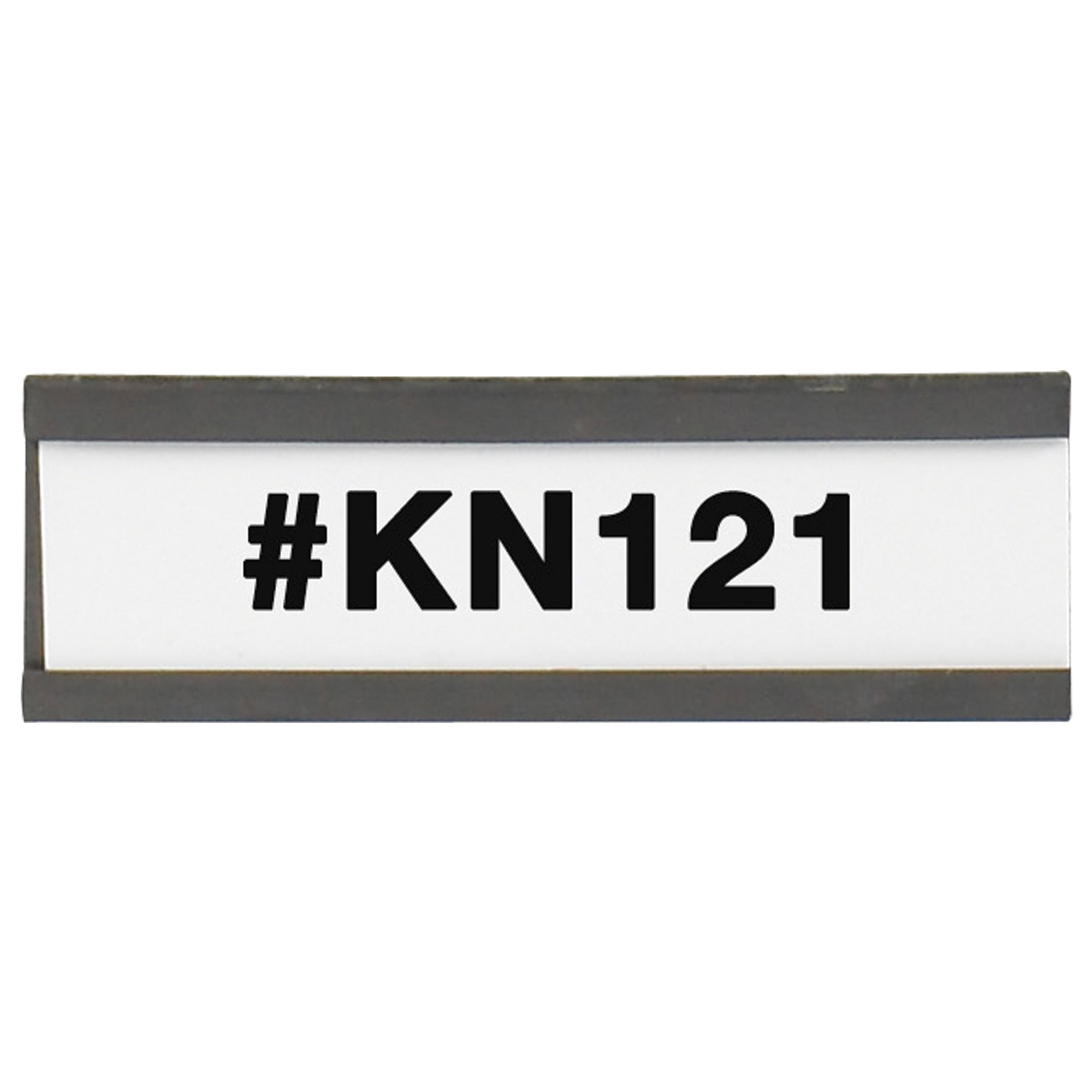 1 x 3" Magnetic C-Channel Cardholders (LH191) Case Of 25