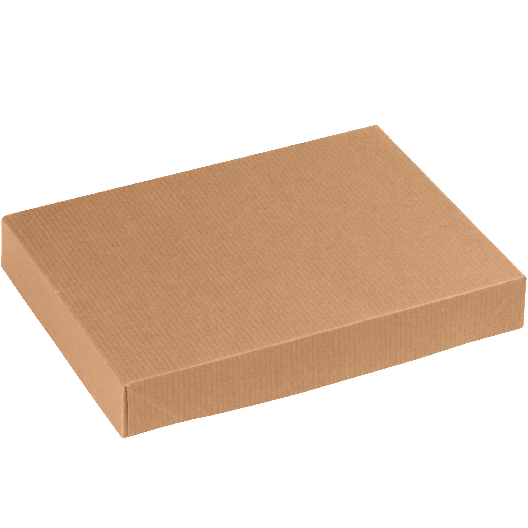11 1/2 x 8 1/2 x 1 5/8" Kraft Apparel Boxes (AB11081K) Case Of 100