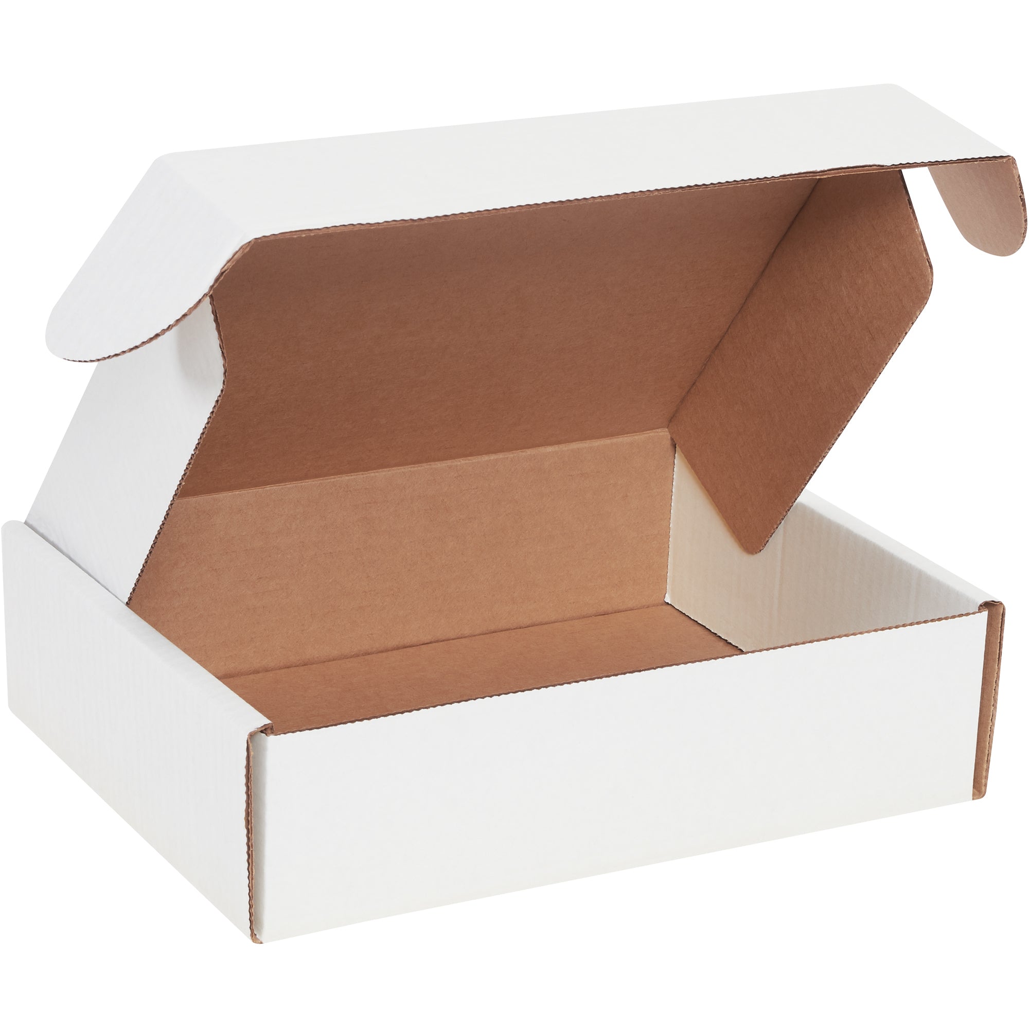 11 1/8 x 8 3/4 x 3" White Deluxe Literature Mailers (MFL1183) Bundle Of 50