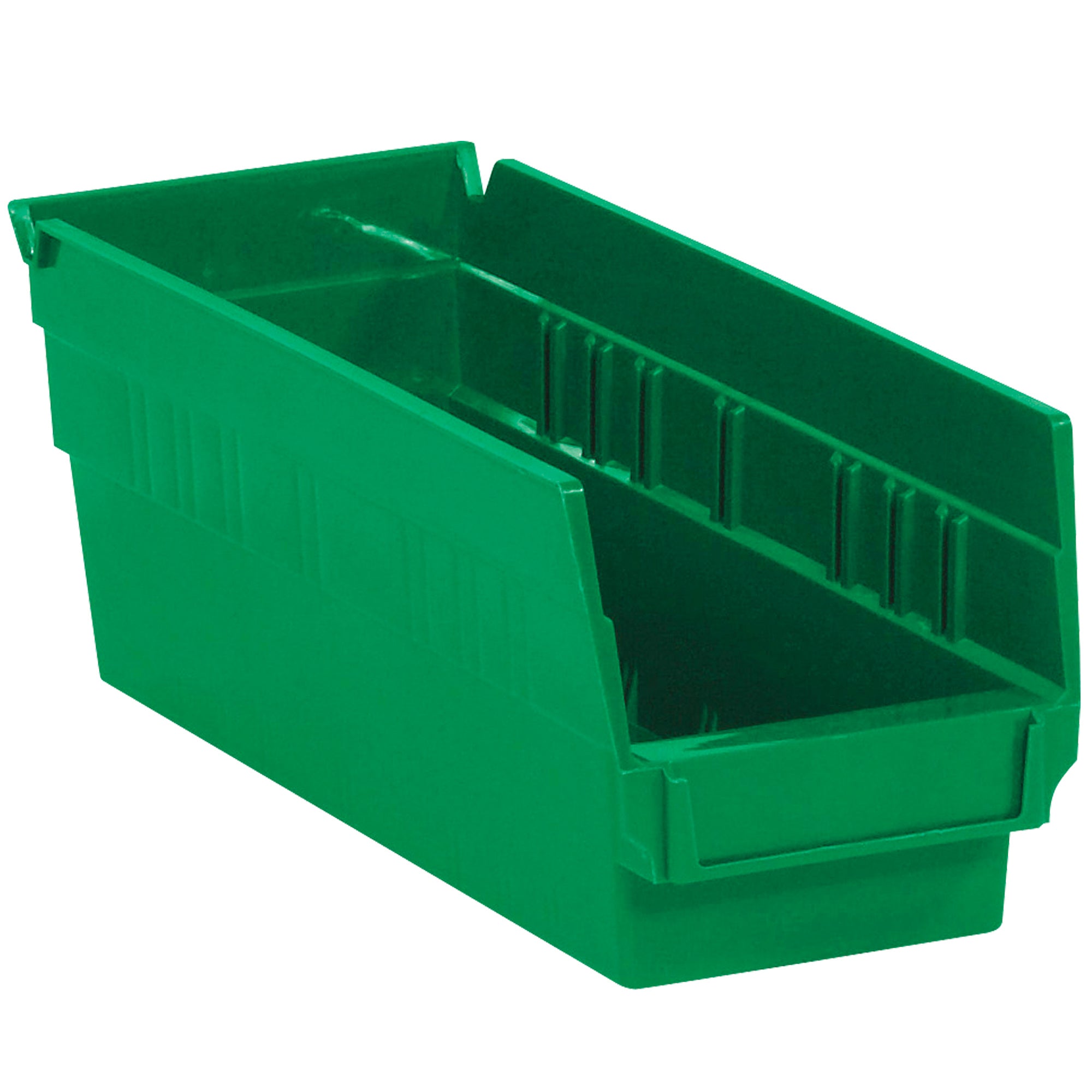 11 5/8 x 4 1/8 x 4" Green Plastic Shelf Bin Boxes (BINPS102G) Case Of 36