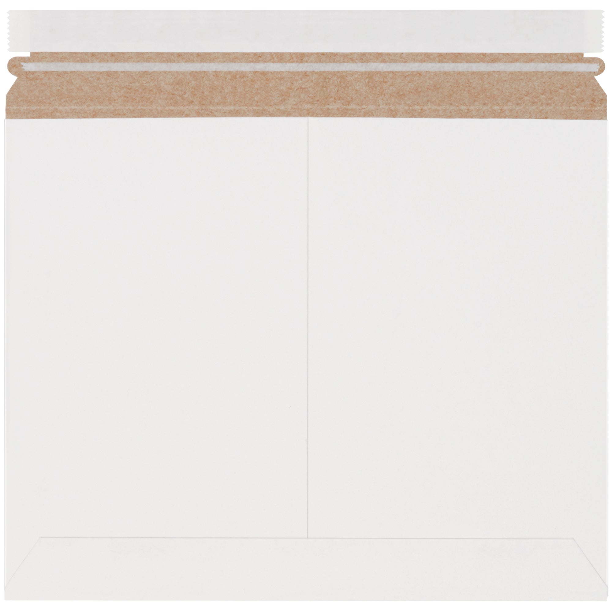12 1/4 x 9 3/4" White Stayflats Lite Mailers (RMU129W) Case Of 200
