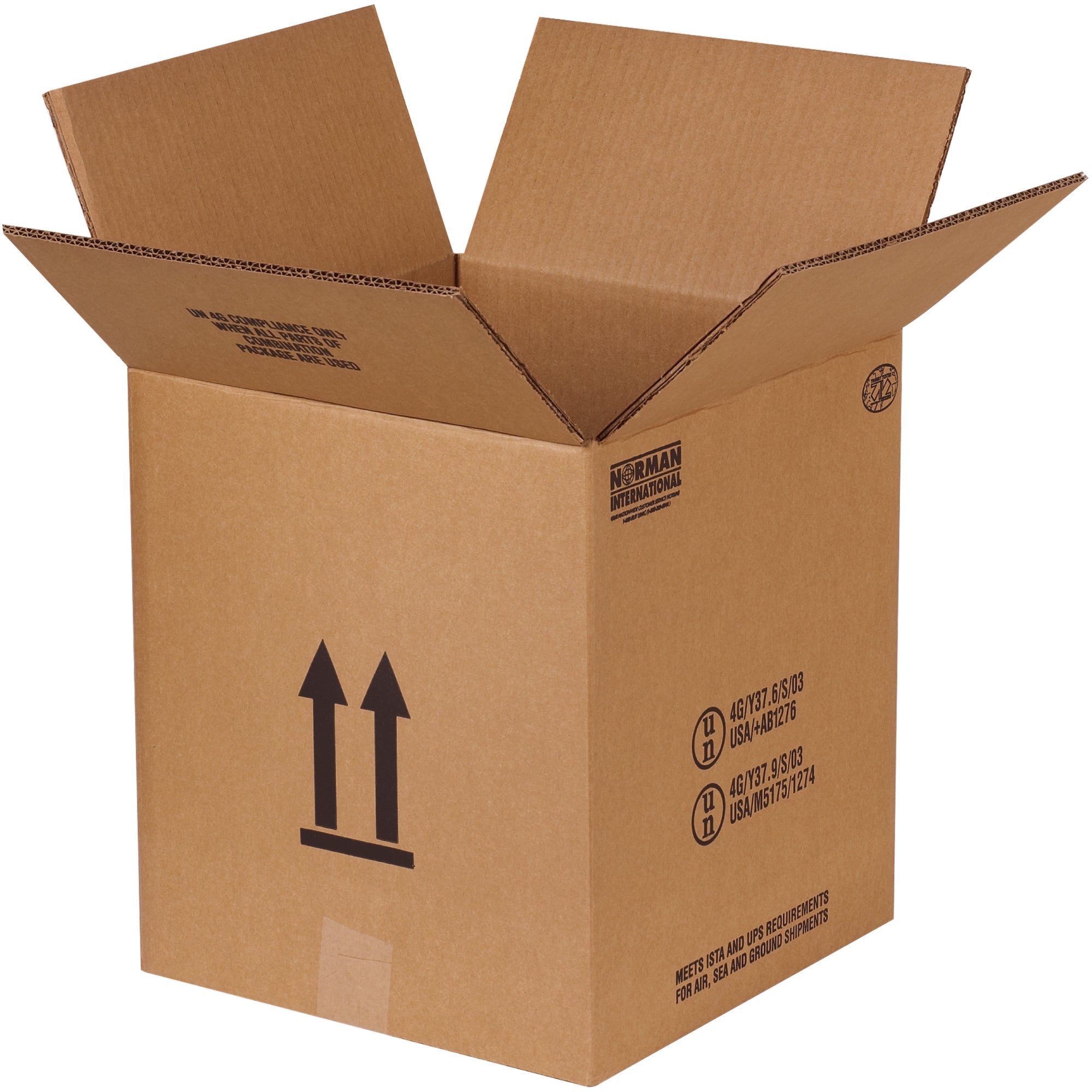 12 1/8 x 12 1/8 x 13 9/16" 1 - 5 Gallon Metal Pail Haz Mat Boxes (HAZCO15G) Bundle Of 10