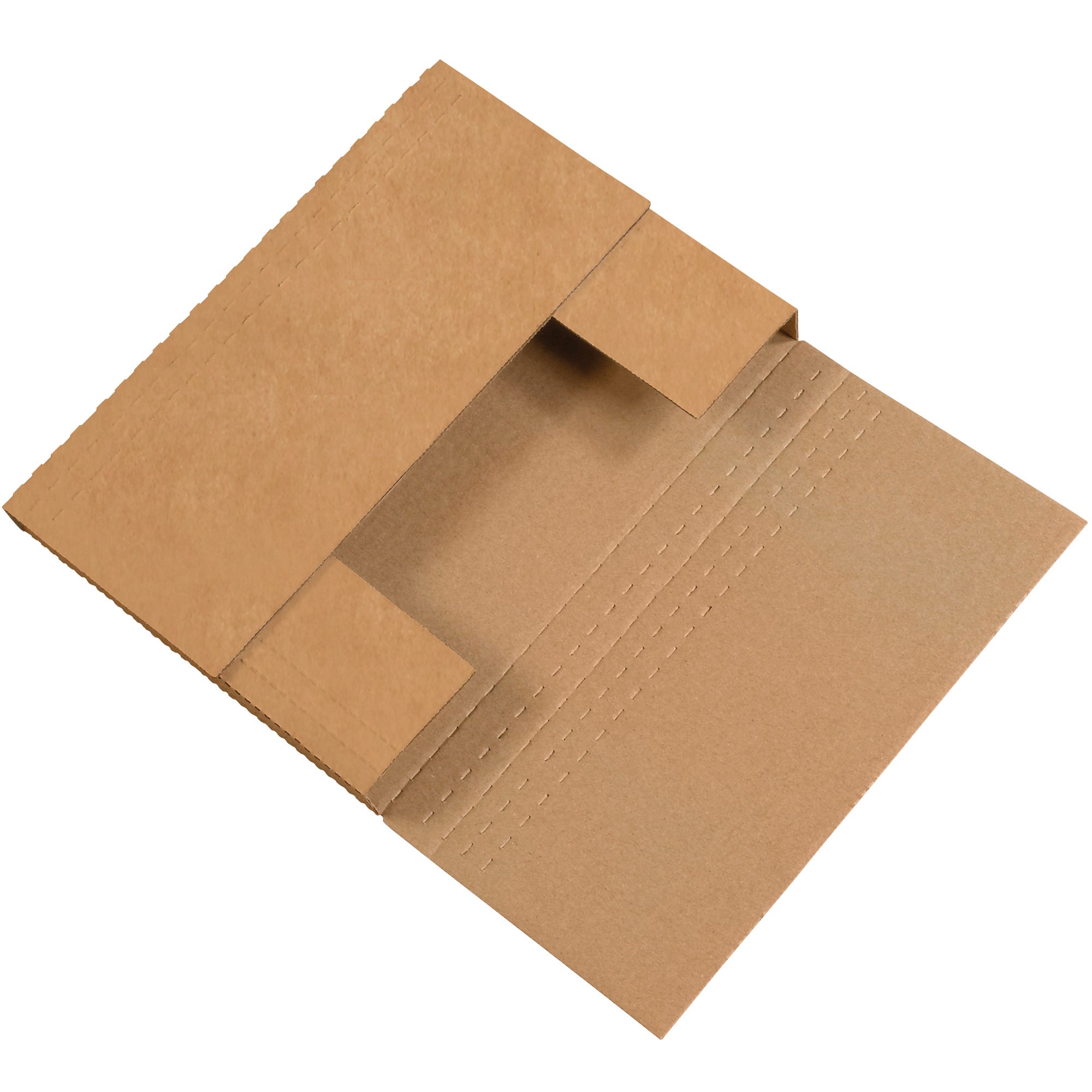 12 x 9 x 3" Kraft Easy-Fold Mailers (M12932BFK) Bundle Of 50