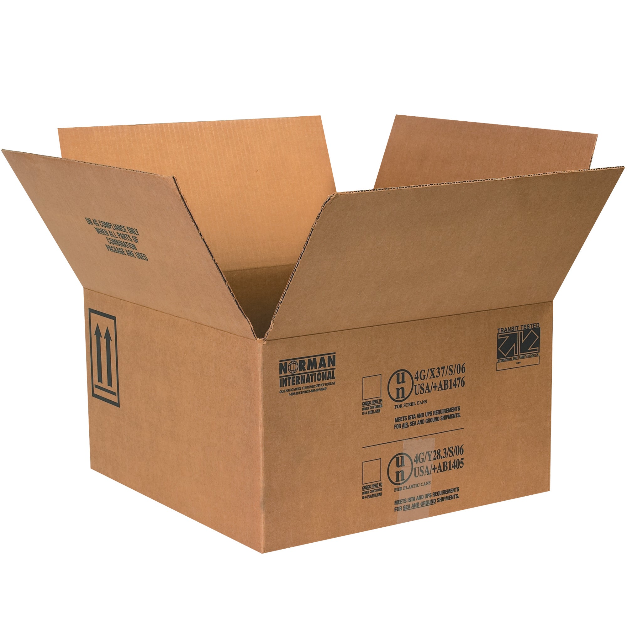 17 x 17 x 9 5/16" 4 - 1 Gallon Paint Can Boxes (HAZ1046) Bundle Of 10