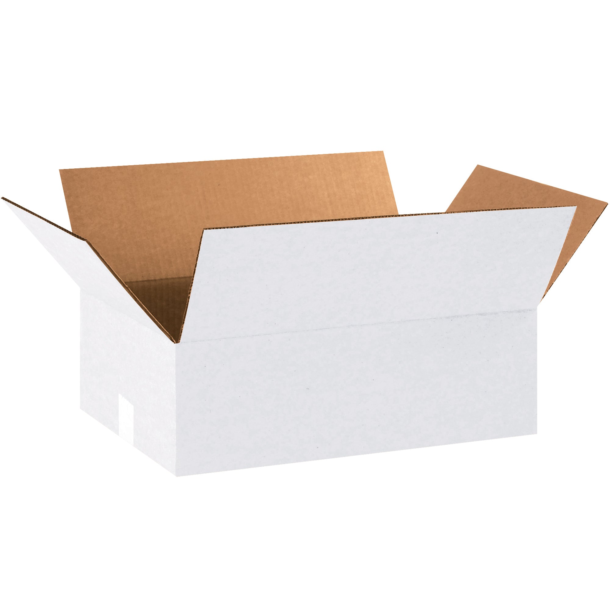 18 x 12 x 6" White Corrugated Boxes (18126W) Bundle Of 25