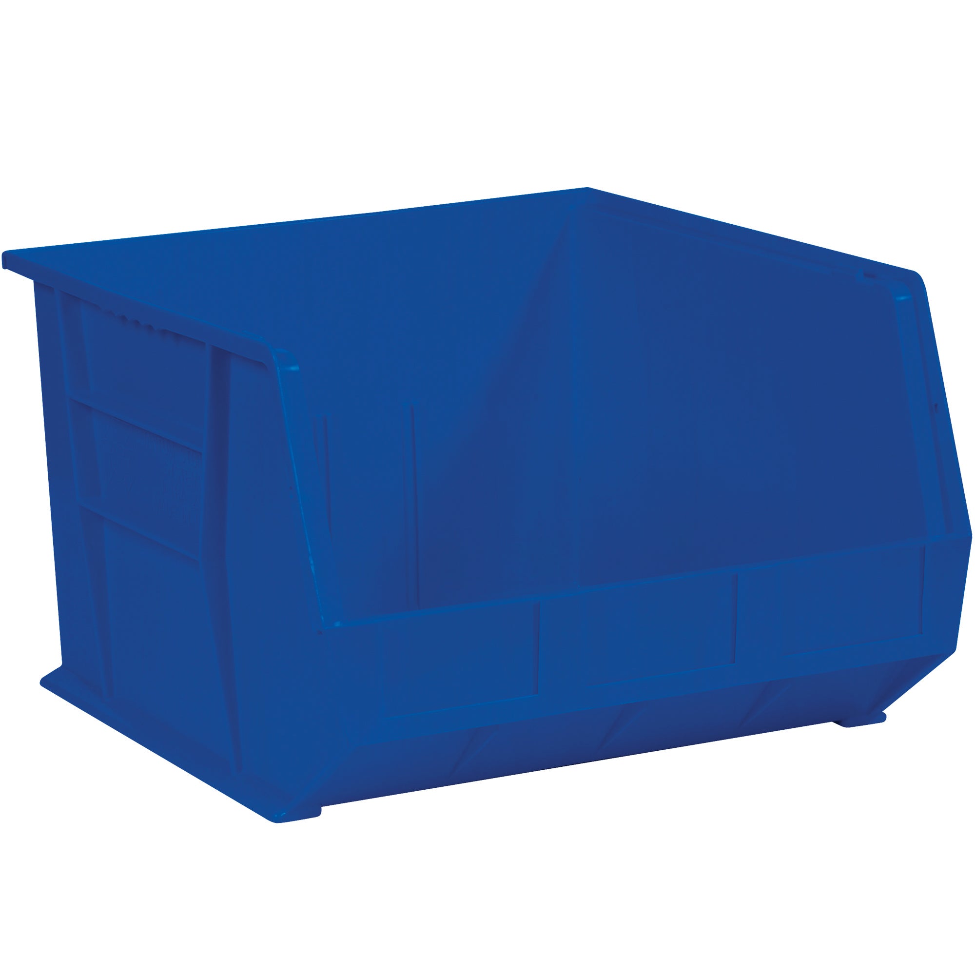 18 x 16 1/2 x 11" Blue Plastic Stack & Hang Bin Boxes (BINP1816B) Case Of 3