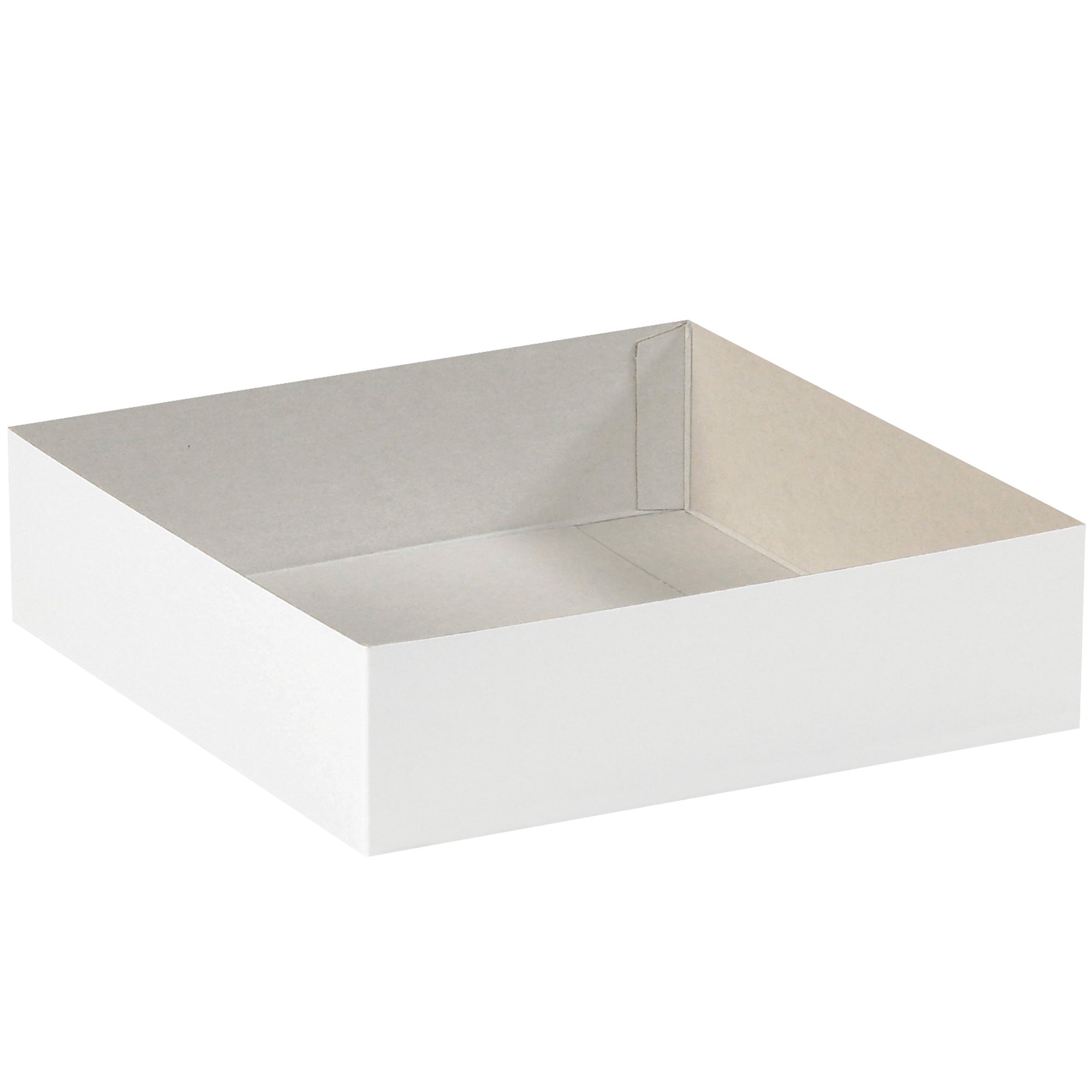 19 x 12 x 3" White Deluxe Gift Box Bottoms (DGB19123W) Case Of 50