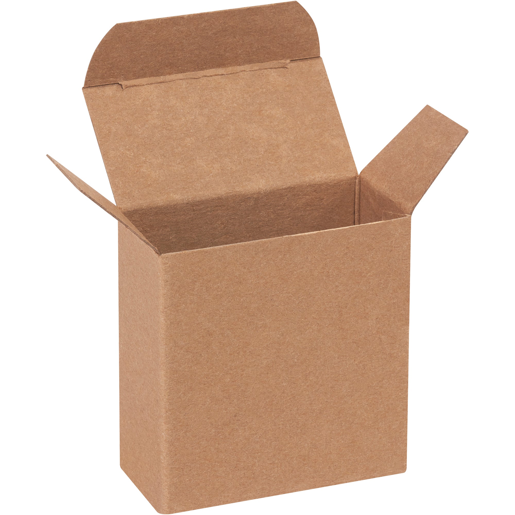 2 1/2 x 1 1/4 x 2 1/2" Kraft Reverse Tuck Folding Cartons (RTC17) Case Of 1000