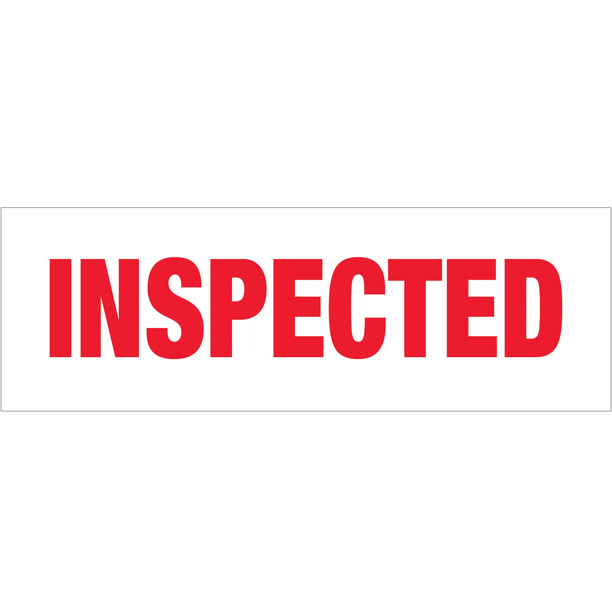 2" x 110 yds. - "Inspected" (6 Pack) Tape Logic Messaged Carton Sealing Tape (T902P146PK) Case Of 6