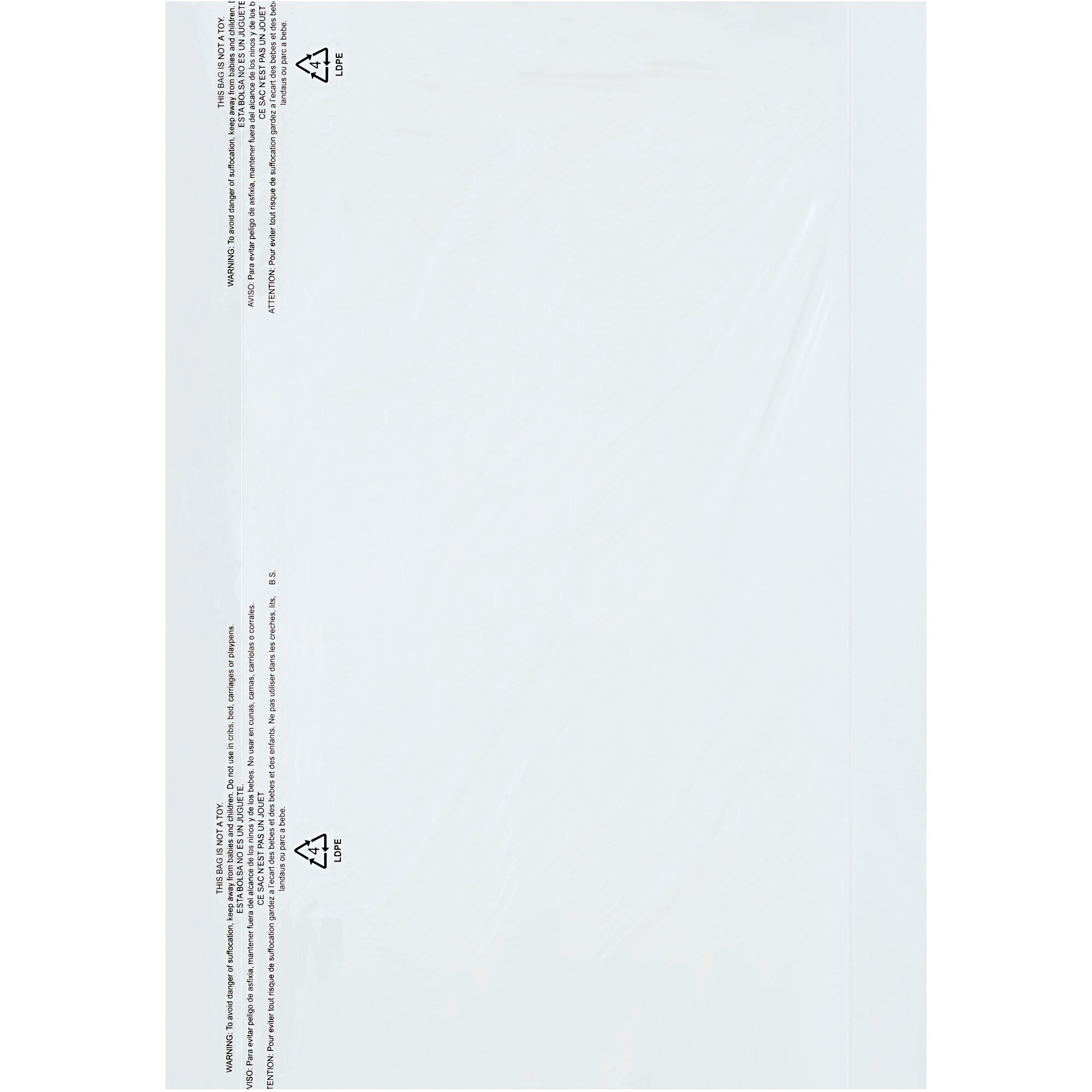 21 x 7 x 30" - 0.6 Mil Garment Bags (GB21730) Roll Of 630