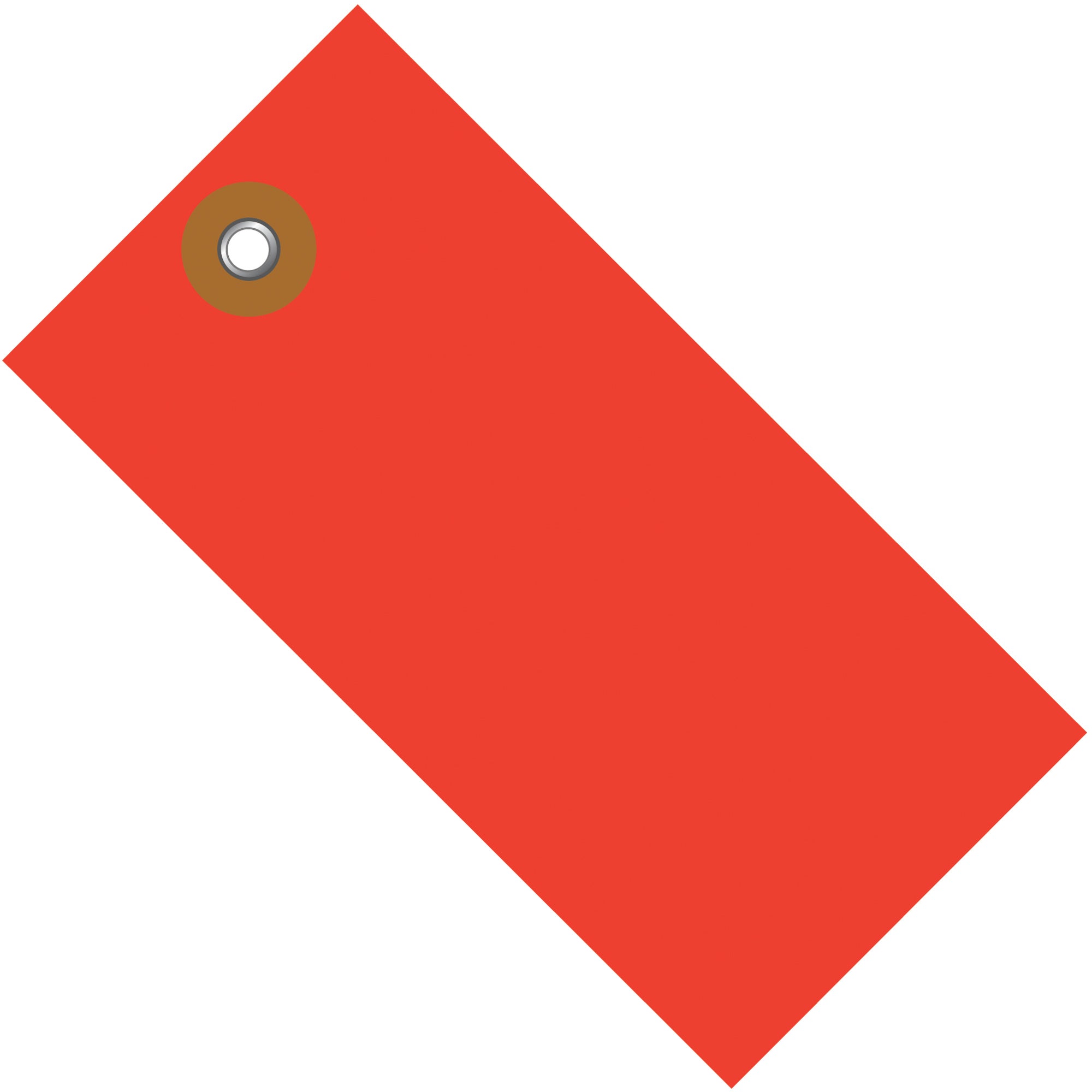 3 3/4 x 1 7/8" Red Tyvek Shipping Tag (G14031D) Case Of 100