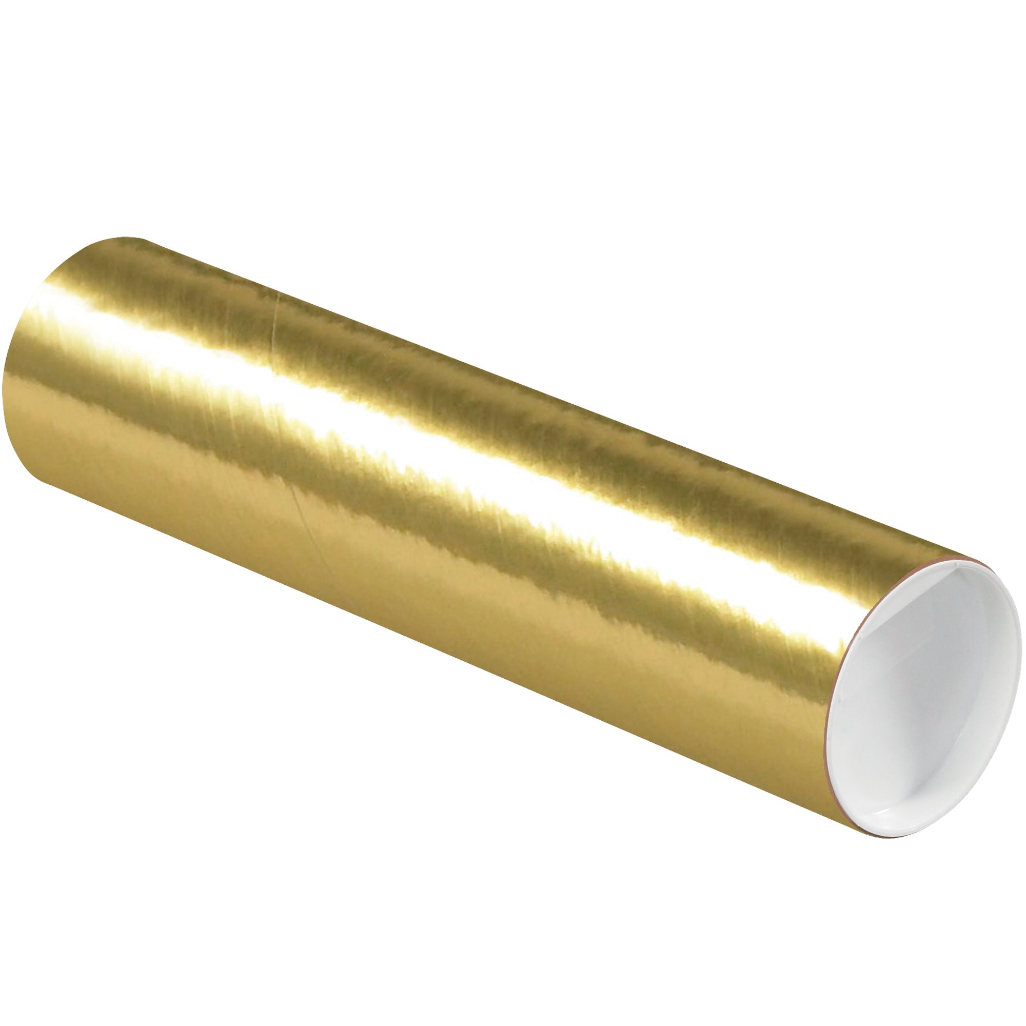 3 x 12" Gold Tubes with Caps (P3012GO) Case Of 24