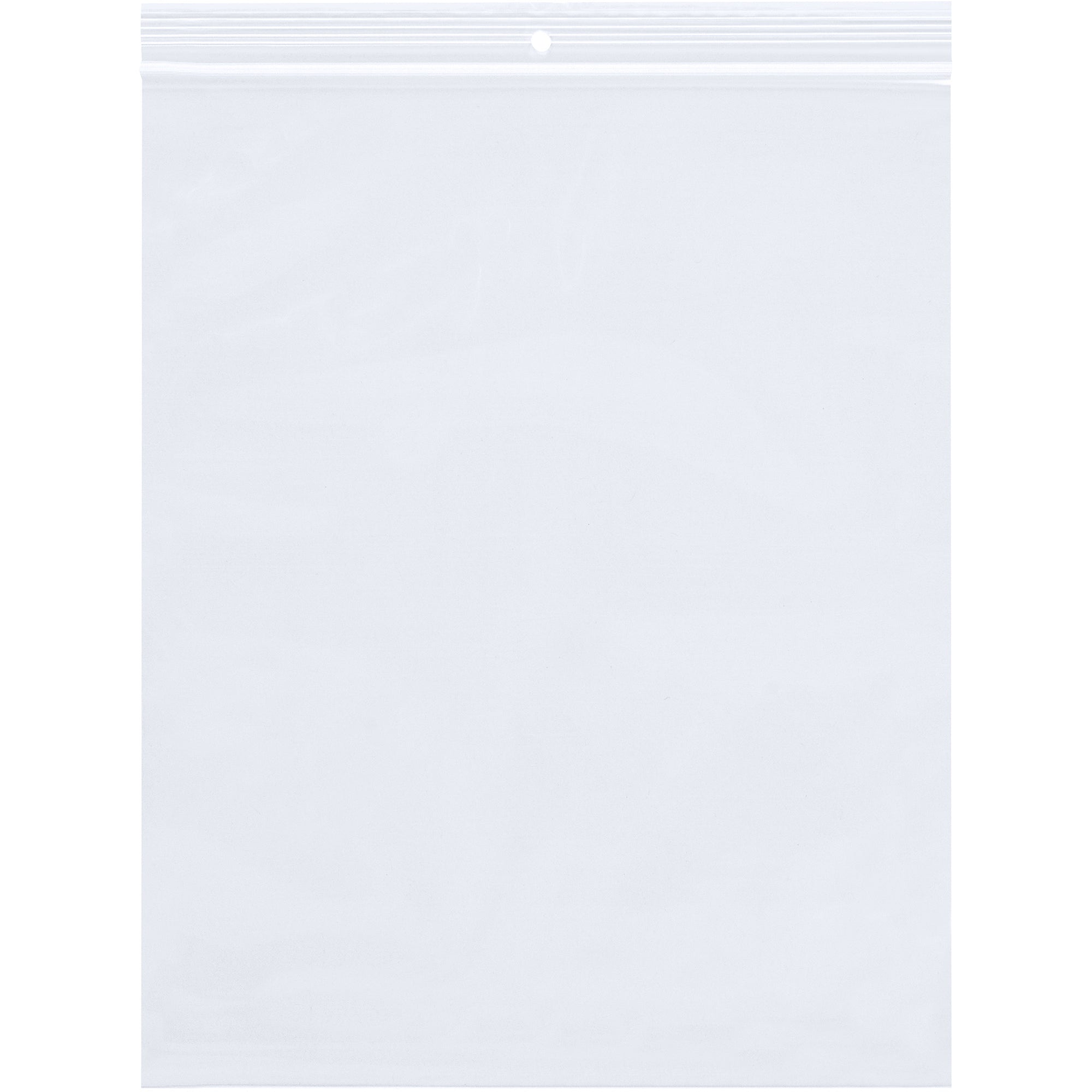 3 x 4" - 4 Mil Reclosable Poly Bags w/ Hang Hole (PB7002) Case Of 1000