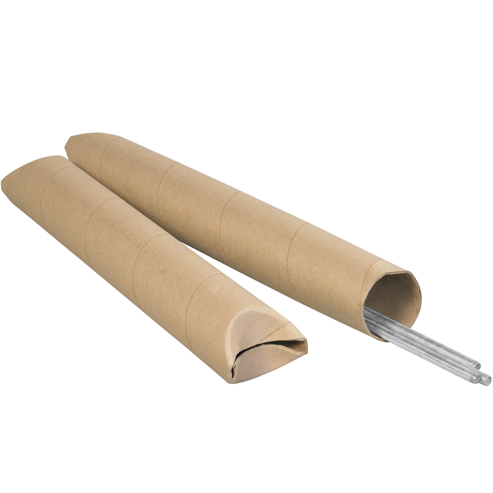3 x 42" Kraft Crimped End Tubes (S3042K) Case Of 24