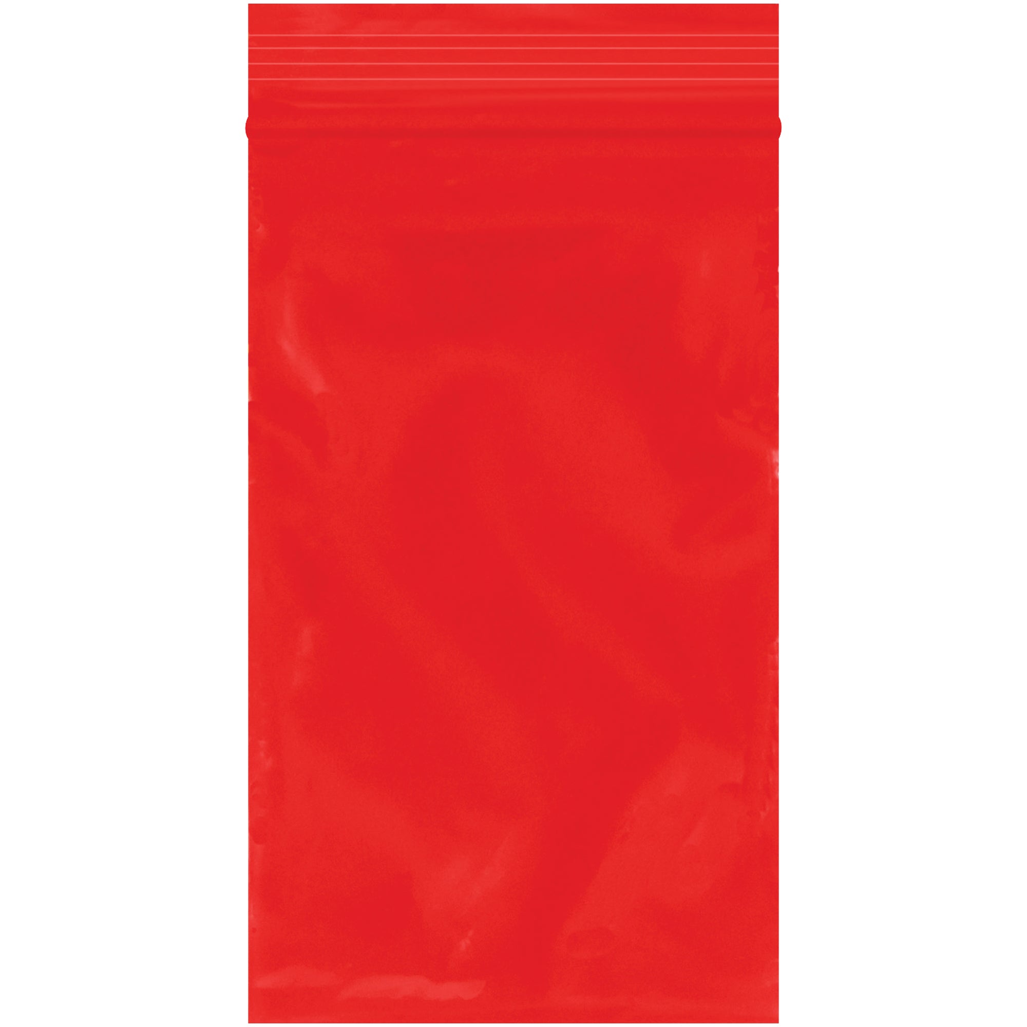 3 x 5" - 2 Mil Red Reclosable Poly Bags (PB3550R) Case Of 1000