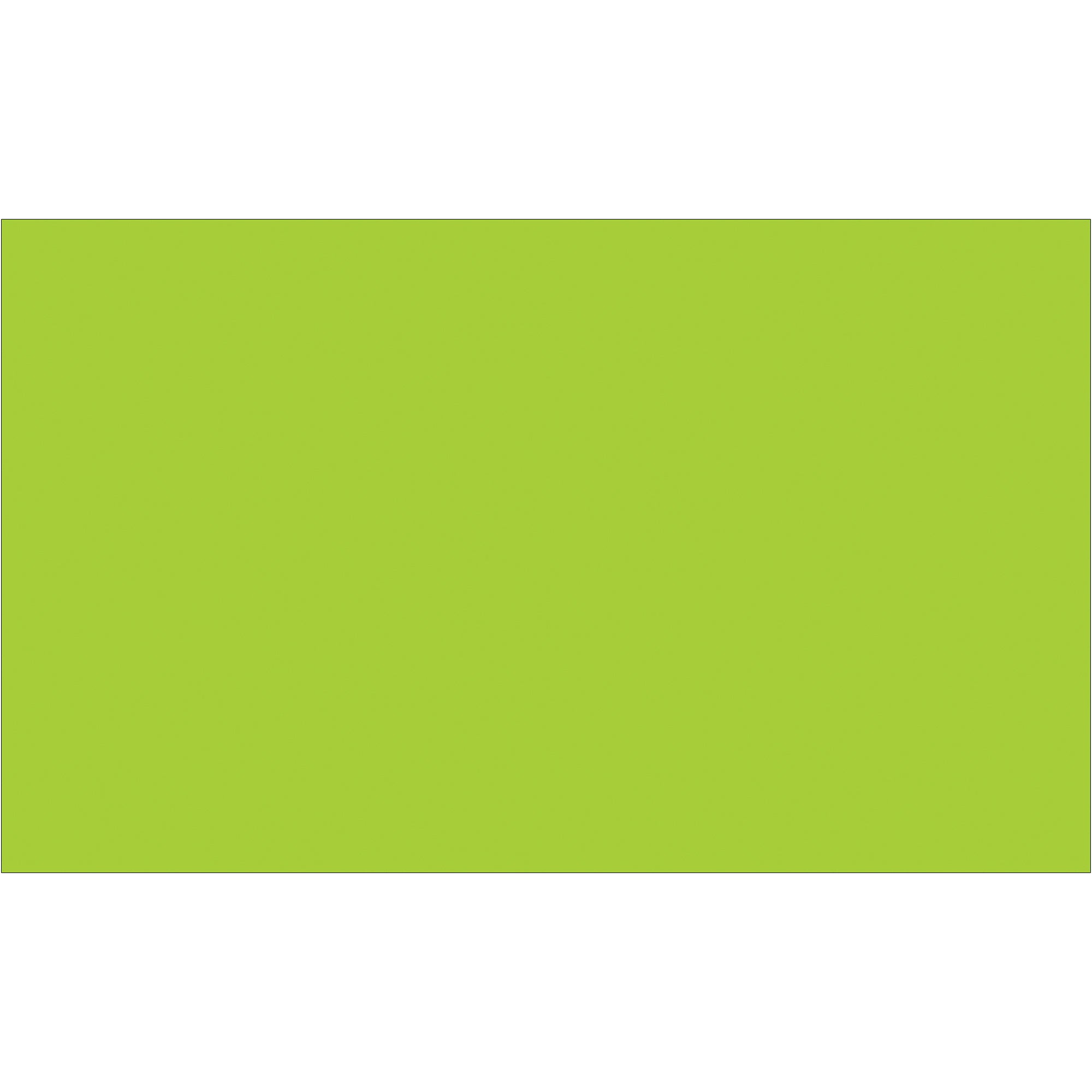 3 x 5" Fluorescent Green Inventory Rectangle Labels (DL632J) Roll Of 500